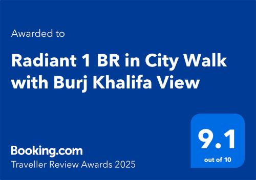 Al Wasl Apartment | City Walk 1BR 6 mins to Dubai Mall & Burj Khalifa