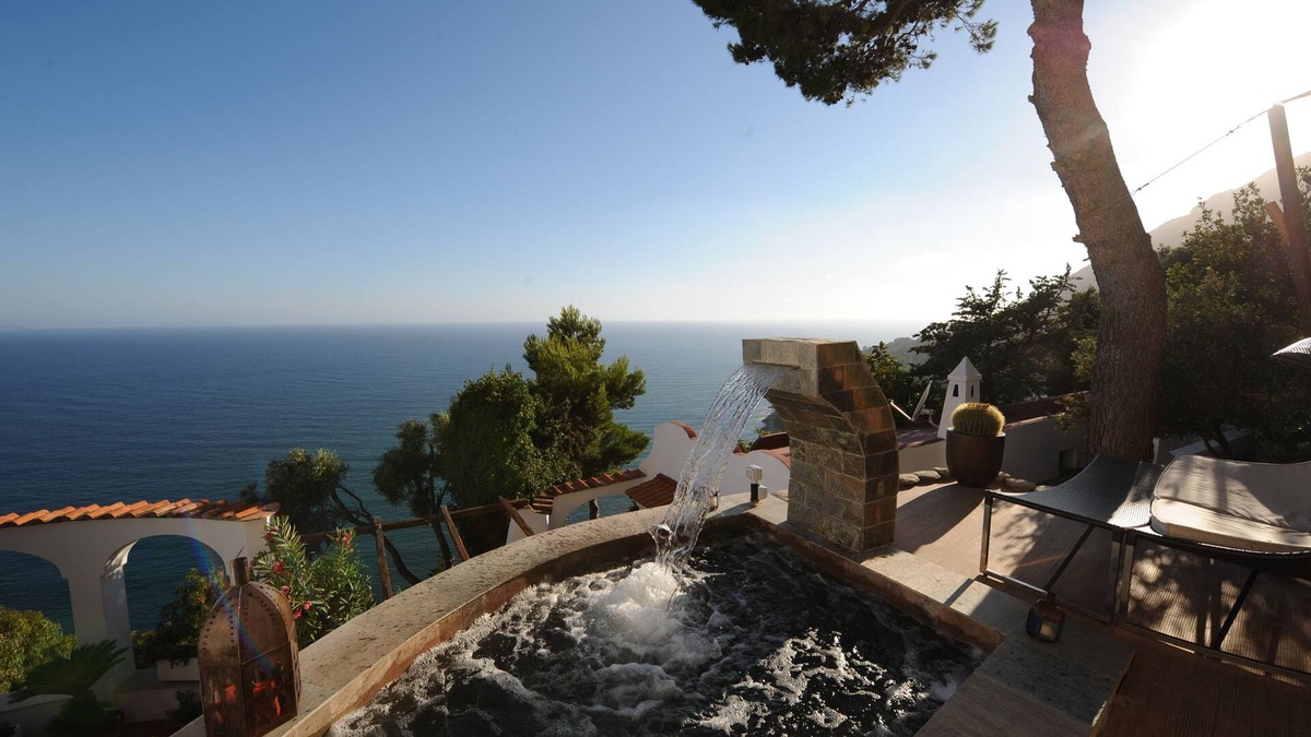 Faro Villa | Claro de Lua Villa 5 suites seaview San Felice Circeo