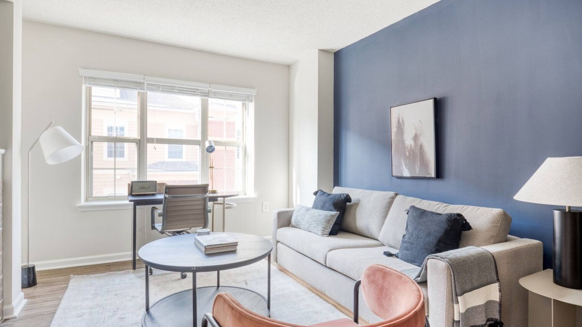 North Bethesda Apartment | Classic North Bethesda 1BR w/W/D, Pool & Gym, nr Metro, by Blueground
