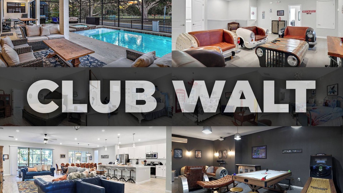 Kissimmee House | Club Walt 15 bed/16 bath + pool + hot tub +sleeps 34, Club Walt - Brand new 15 Bed/16 Bath with huge