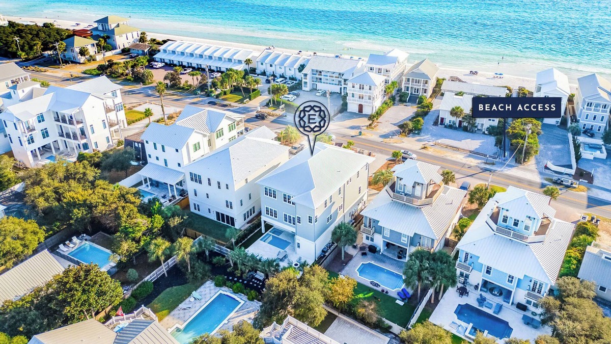 Seacrest House | Coastal Comfort|Easy Beach Access|Gulf Views|Private Pool|Game Room| Golf Cart
