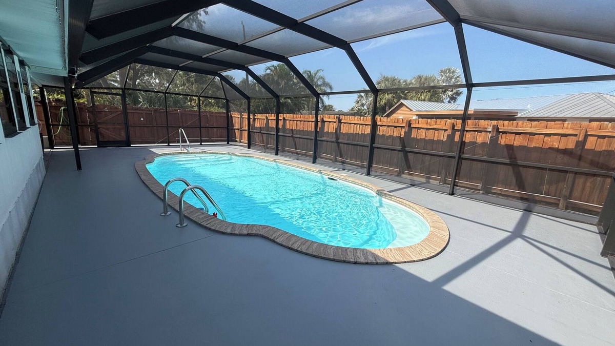 Sebastian House | Coastal Getaway with game room pool hot tub & inlaw suite in heart of Sebastian