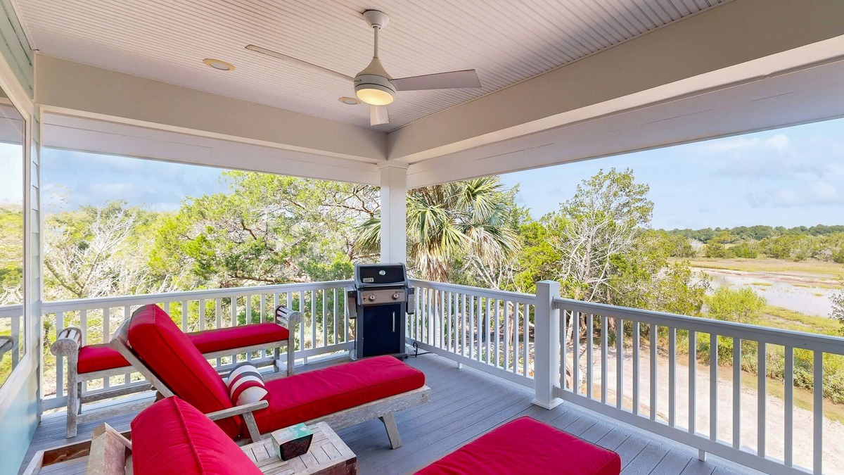Edisto Island House | Coastal home- Marsh Views with open floor plan and stunning sunsets