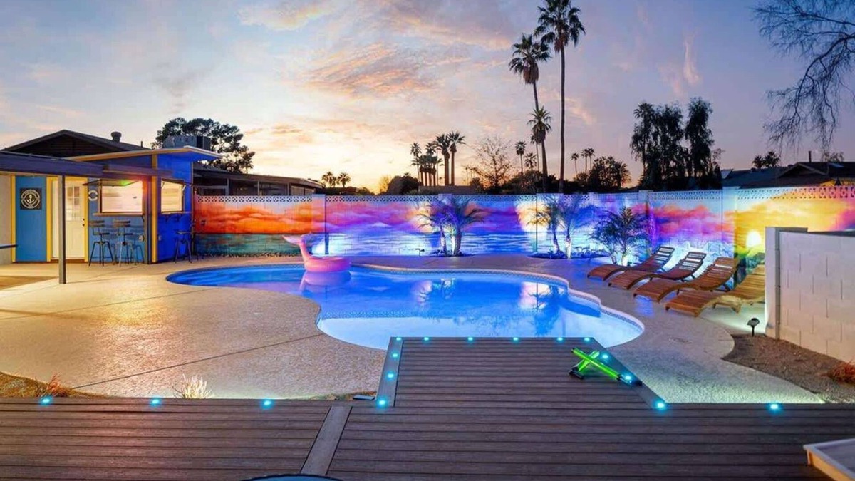 Tempe House | Coastal Retreat: Festive Deck w/Pool & Beach Bar