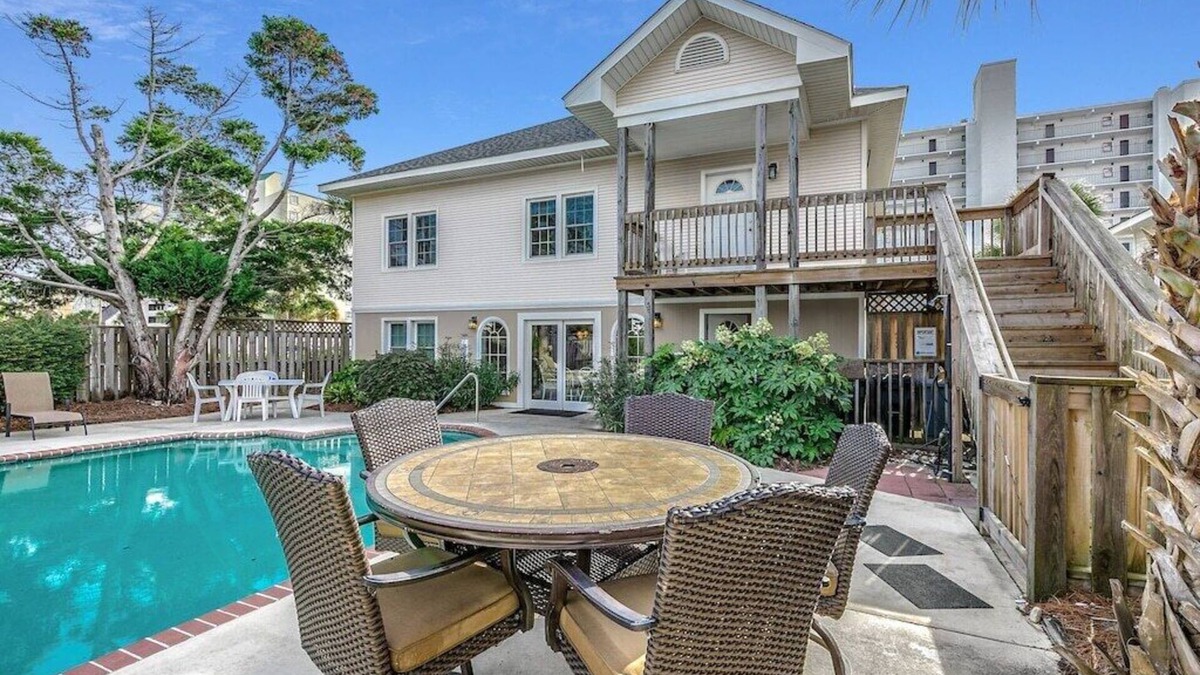 Ocean Grove House | Coastin' Tine: 8 BR/6BA w/Private Pool/Hot Tub - across the street from Beach!