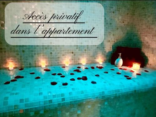 Le Barcares Apartment | Cocon détente pour 2 avec hammam et jacuzzi privé Mer Lac