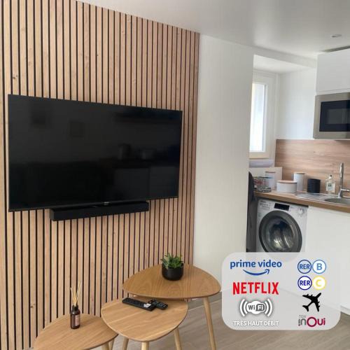 Quartier Centre Ville Apartment | Cocon Nature - T2 Massy
