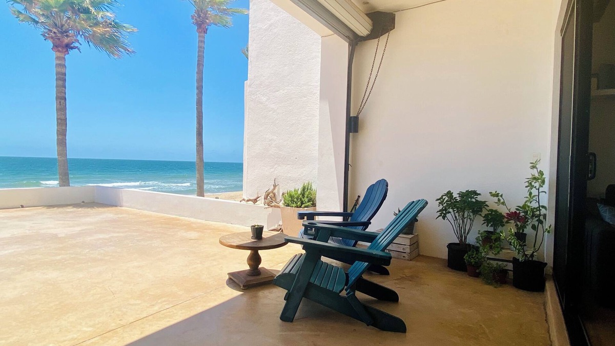 Bahia Kino Apartment | Colibrí; Beach front ground floor apartment with ocean views, luxury kitchen
