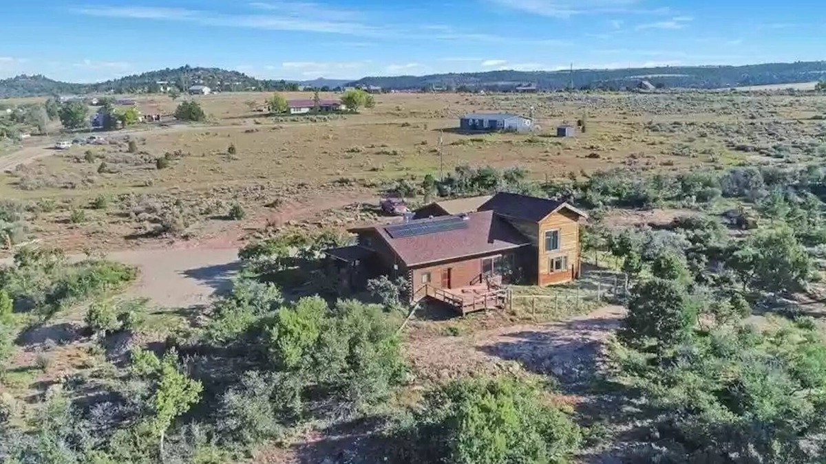 Lewis Cabin | Colorado cabin featuring a EV car charging station