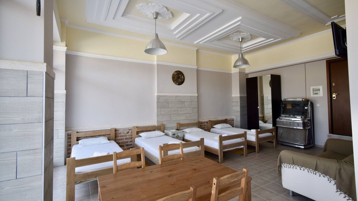 Stavroupoli Condo | Comfort room on the sidewalk