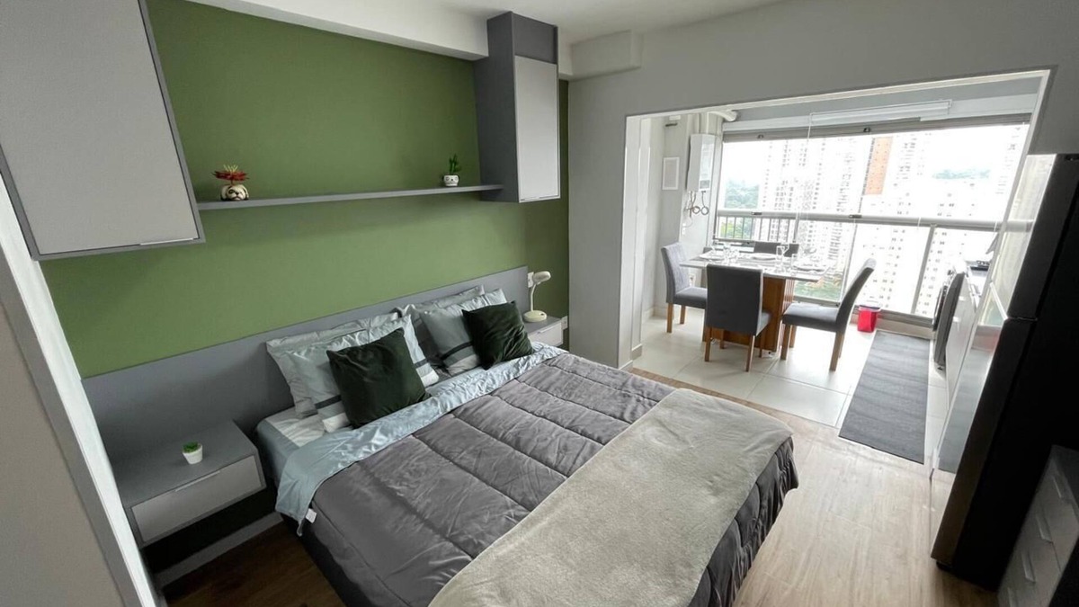 Brooklin Paulista Apartment | Comfortable Studio with parking space - AirBrooklin