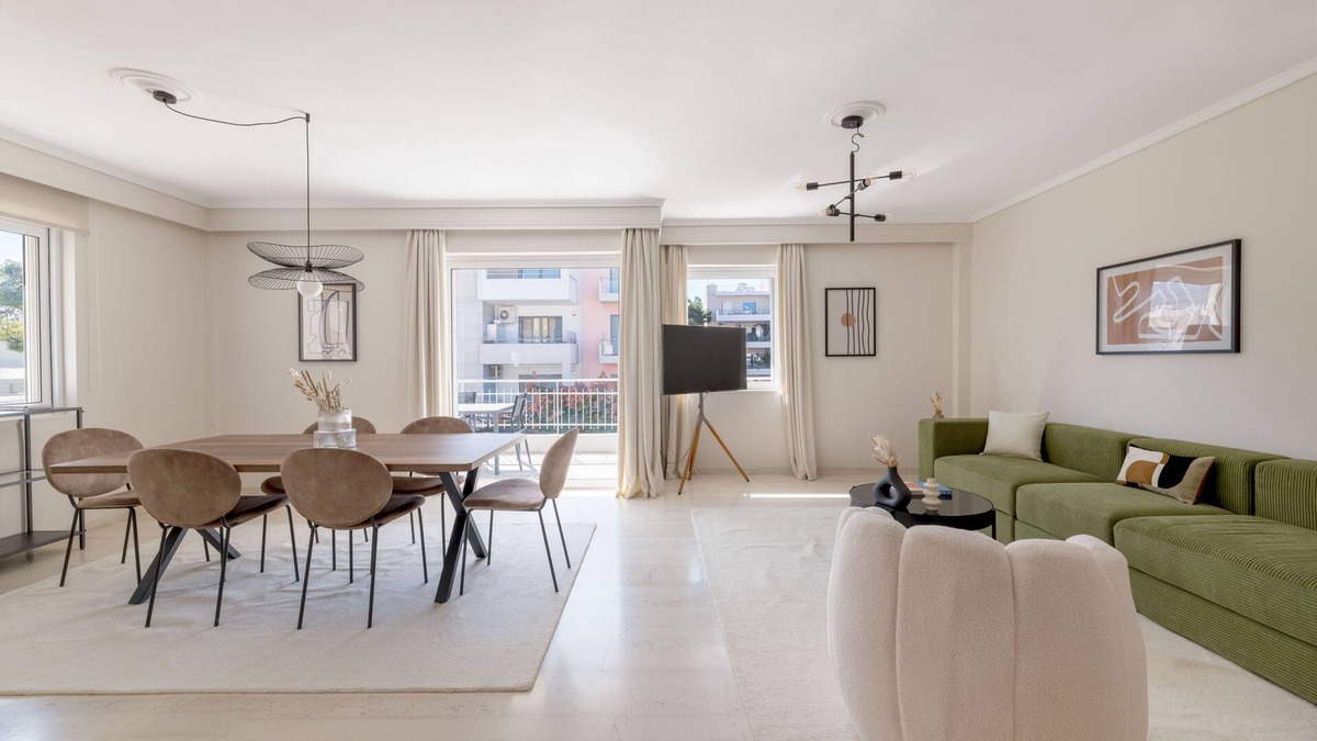 Agia Paraskevi Apartment | Comfortable 3BR Family Residence in Agia Paraskevi
