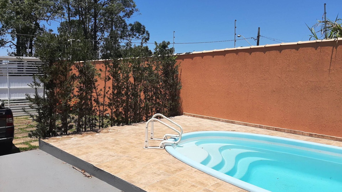 Balneario Tres Marias House | Comfortable house with pool and garden in Peruíbe