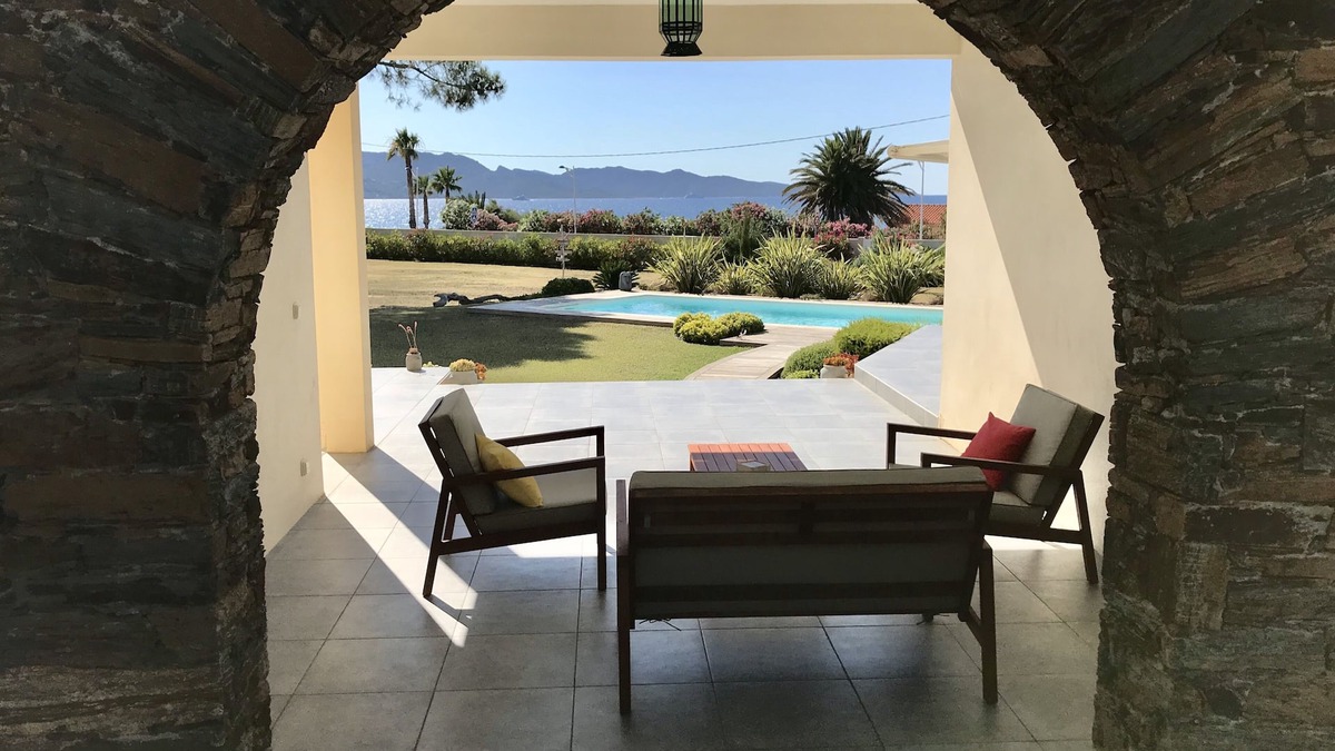Saint-Florent Apartment | Comfortable independent apartment in seaside villa with swimming pool