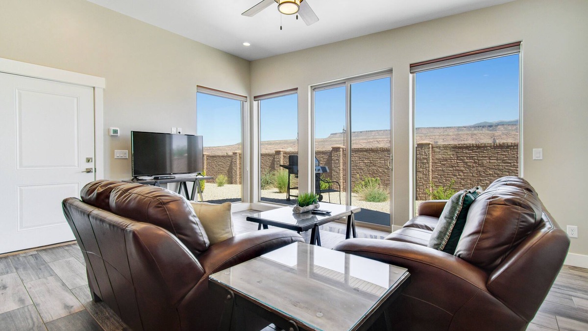 Moab South Valley House | Comfortable Moab condo with patio and views - close to Arches and downtown