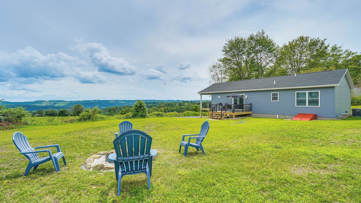 Lairdsville House | Comfortable Muncy Home w/Serene Views!