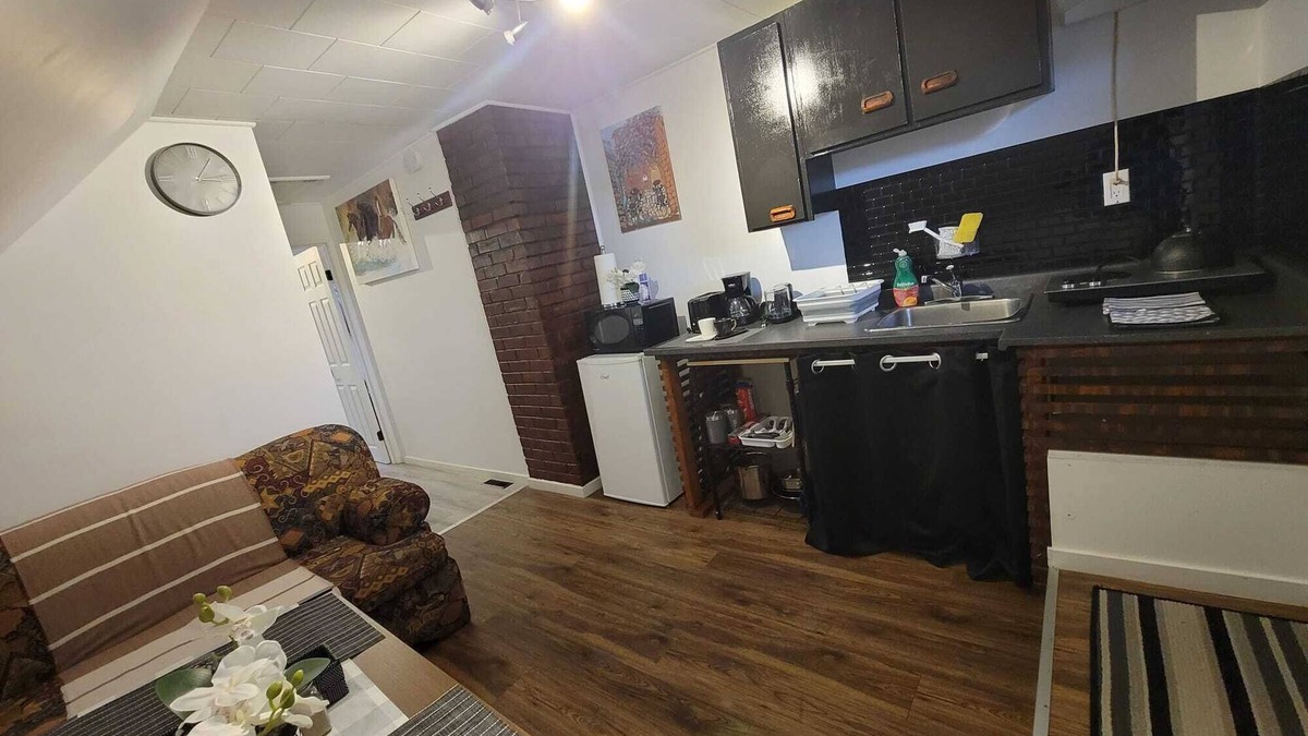 Edmundston Apartment | Comfy, 1 bdrm. apartment, close to highway with AC and WiFi in superb Edmundston