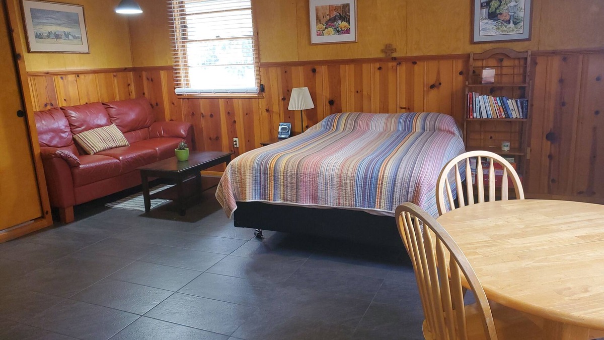 Lakewood Village Apartment | Comfy, homey studio with private entrance and snack-prep area