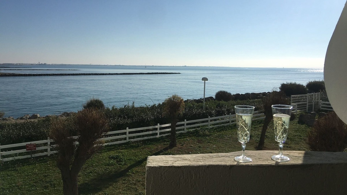 La Grande-Motte Apartment | Completely renovated apartment. Front row sea view