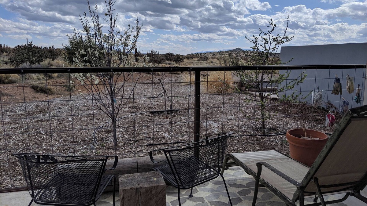 La Cienaga Cottage | Contemporary 2 br close to town, w/views and hiking to high desert behind house