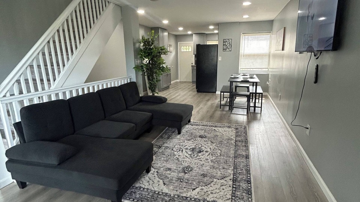 Northwest Philadelphia House | Contemporary 3-Bedroom, 2-Bathroom House, with Backyard & Patio