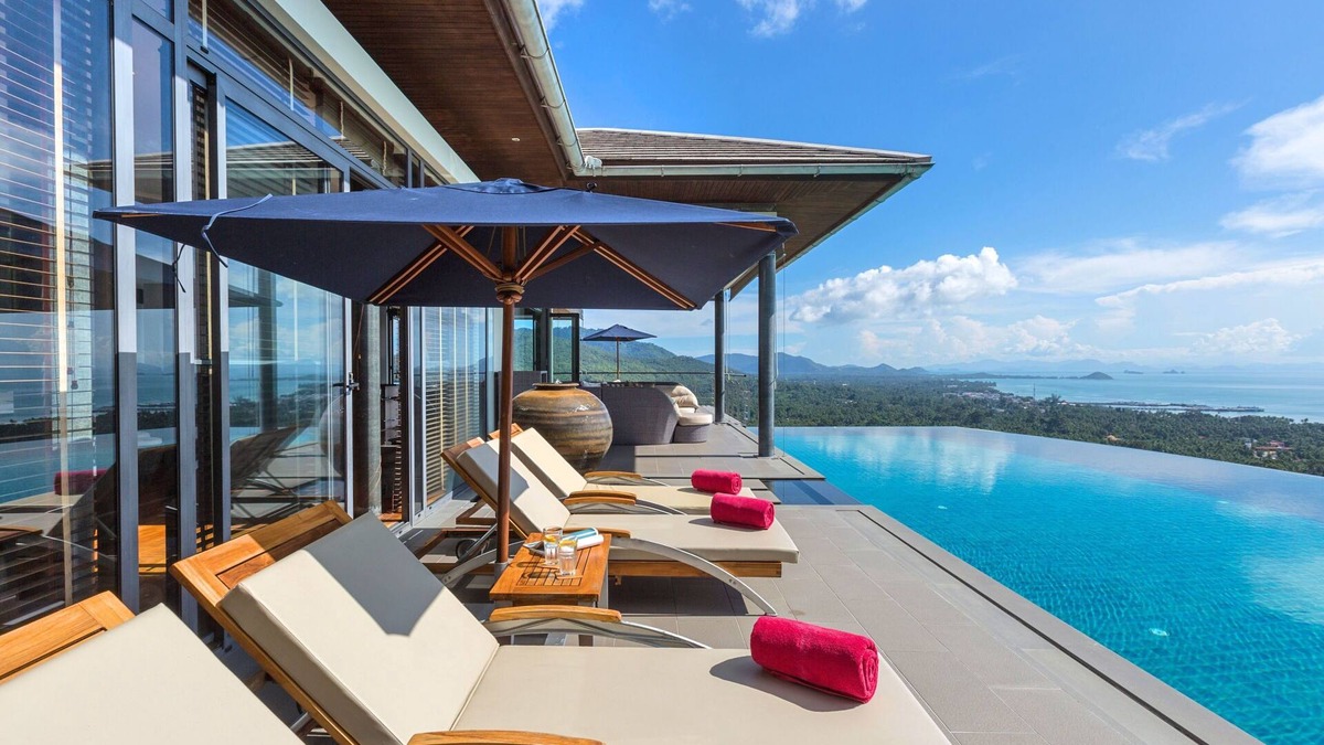 Na Thon Villa | Contemporary 6BR Hillside Villa | Nathon