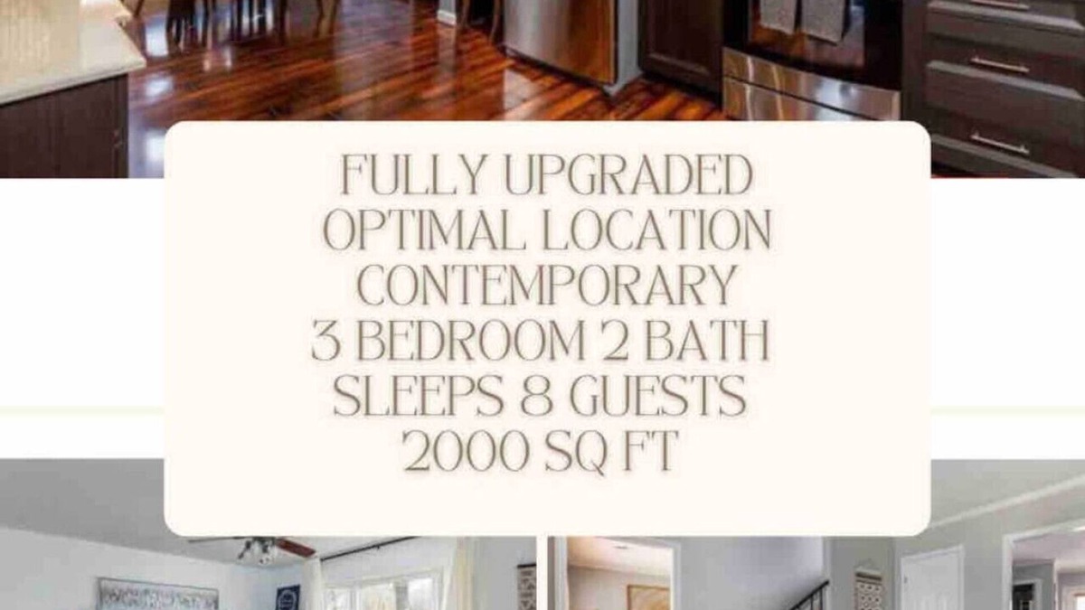 Greensboro House | Contemporary & Cheerful Great choice for families