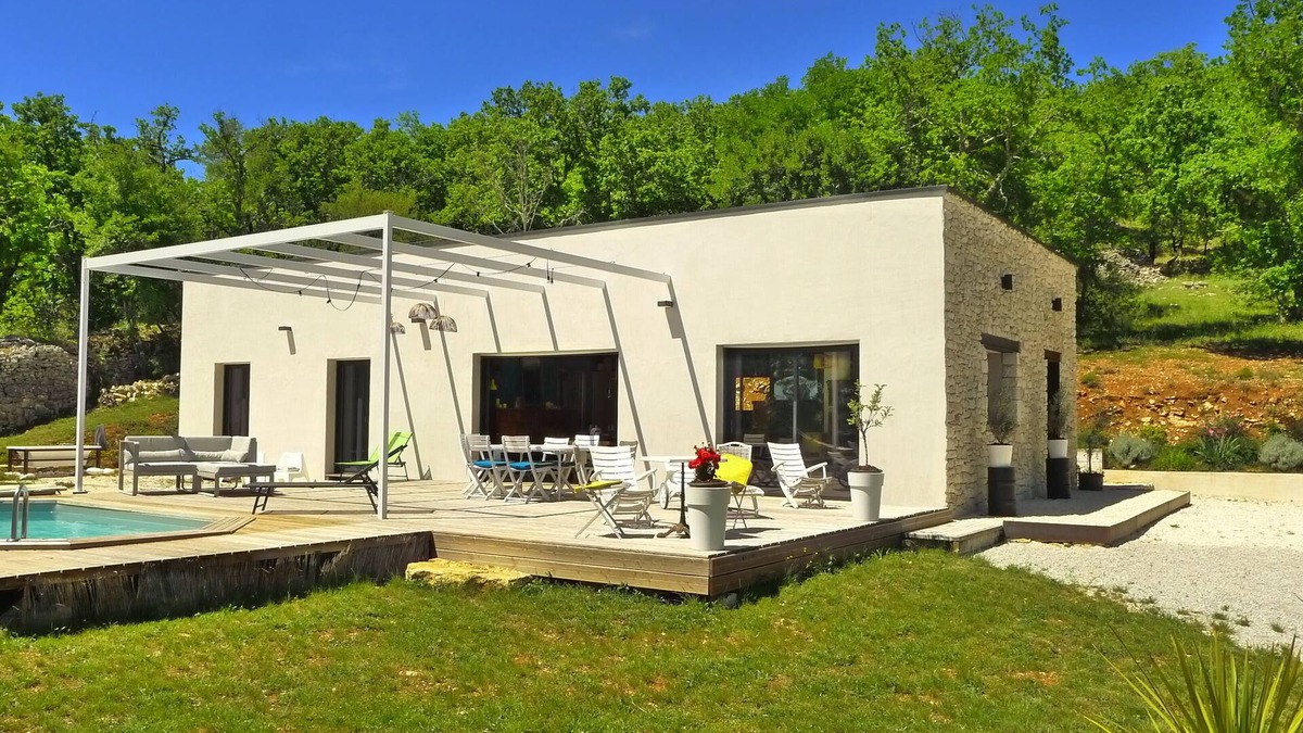 Saint-Medard House | Contemporary cottage on one level at 20 min. from CAHORS