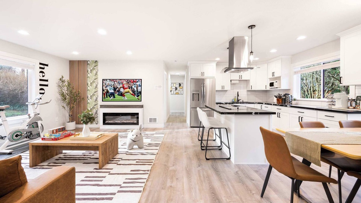 Victory Heights House | Contemporary Single-Level 2024 Remodeled Rambler | RV Parking