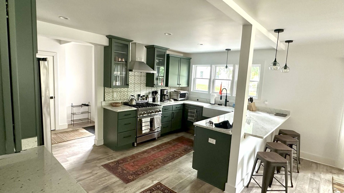 Boyne City House | Contemporary two bedroom home, Horton Bay, across from Lake Charlevoix