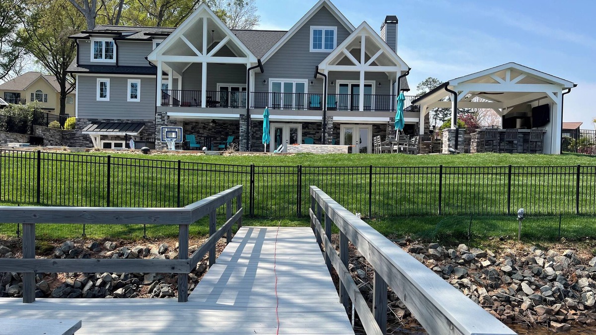 Cornelius House | Cornelius Lakefront, private pool, hot tub, game room and outdoor kitchen.