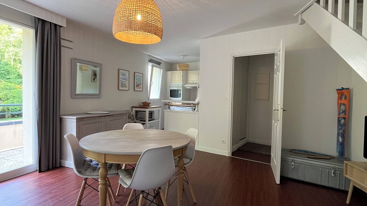Hardelot-Plage Apartment | Cosy apartment 56 m2, quiet residence and wooded park