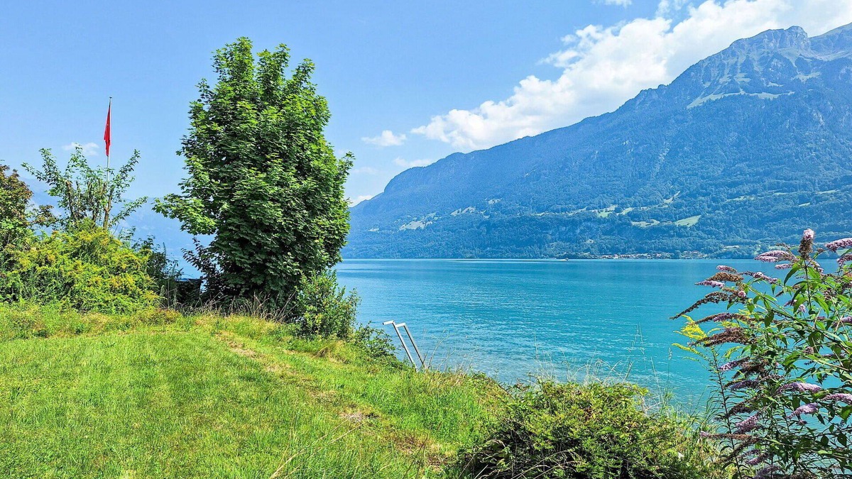 Niederried bei Interlaken House | Cosy apartment in villa for 8 people with WIFI, TV, balcony and panoramic view