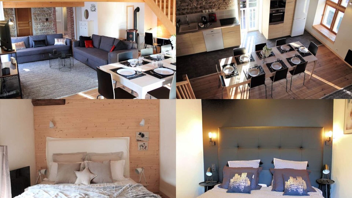 Meximieux Apartment | Cottage 3 * 85m2 with swimming pool- prox St-Vulbas PIPA, CNPE, Pérouges