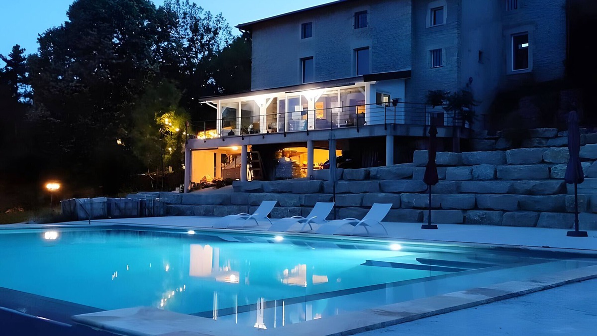 Parmilieu Cottage | Cottage 'Le Rocher De La Baronne' with Mountain View, Private Pool and Wi-Fi