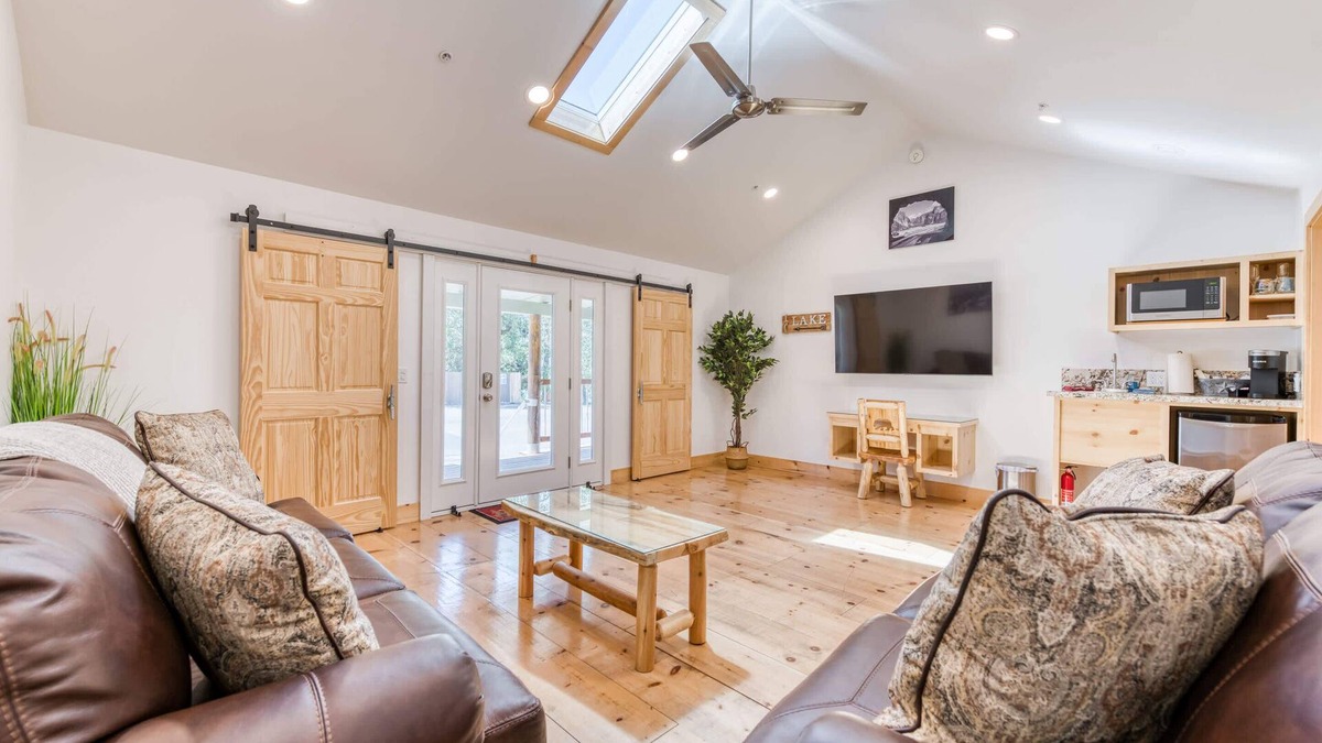 Bass Lake Ski Chalet | Cottage Like Suite with Private Hot Tub
