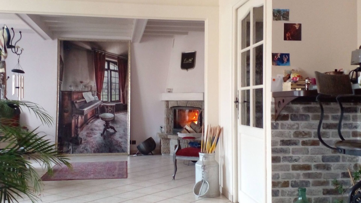 Saint-Christophe-dʼAllier House | Country House 'Nature Bien-être' with Mountain View, Shared Terrace and Private Garden