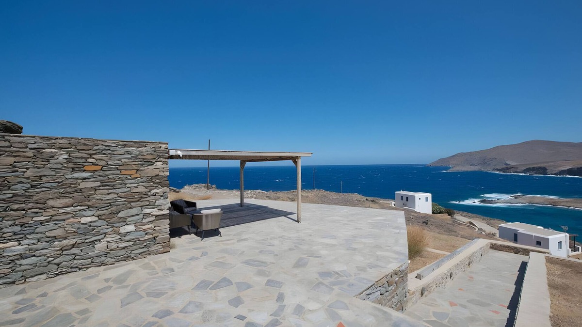 Kithnos House | Country House 'Kythnos Keli' with Sea View, Private Terrace and Balcony