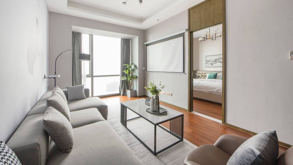 Jing'an House | Cozy 1bed Apt. Next to Metro 2 , Kerry Center, Jing'An Temple / Park & Retails