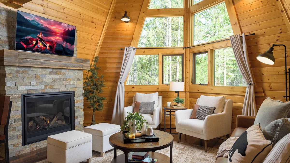 Twin Lakes Cabin | Cozy A-Frame, Forest Retreat w Hot Tub & Fire Pit - Twin Lakes