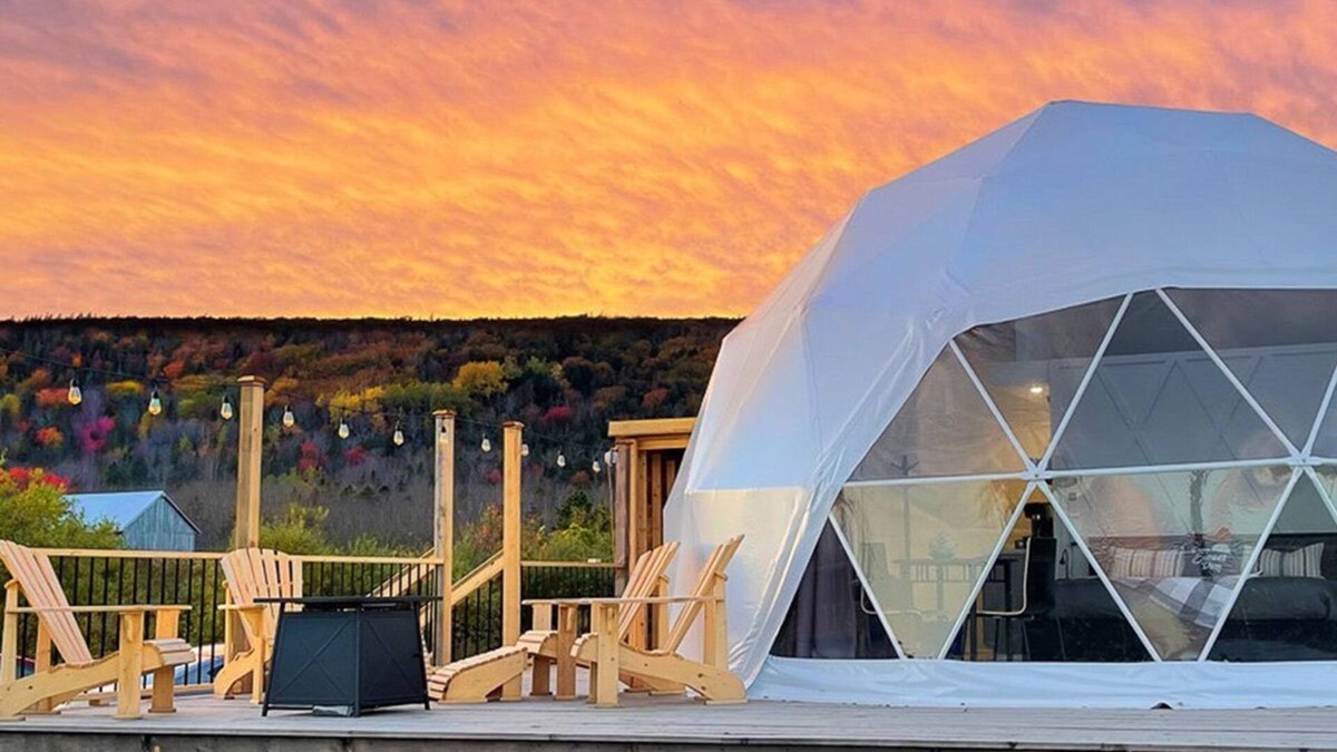 Port Wade Cottage | Cozy and luxurious Diamond Glamping Dome with panoramic views. Pet Friendly