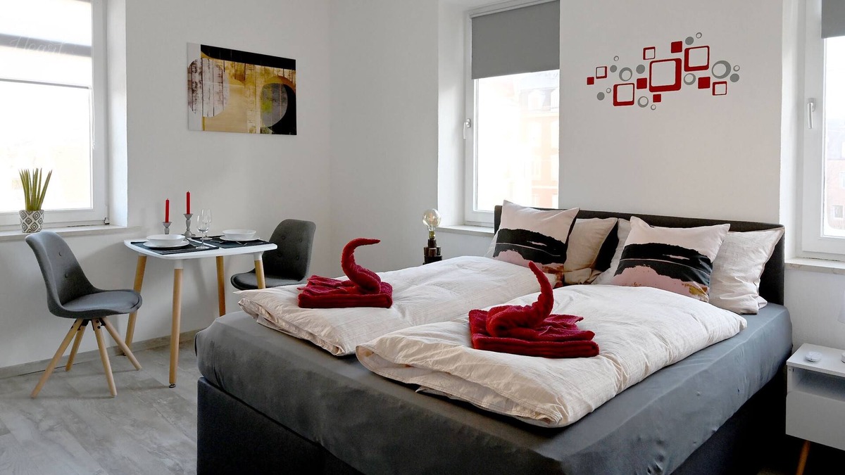 Links der Wertach-Sud Apartment | Cozy apartment [NTFLX] Nespresso, box spring bed