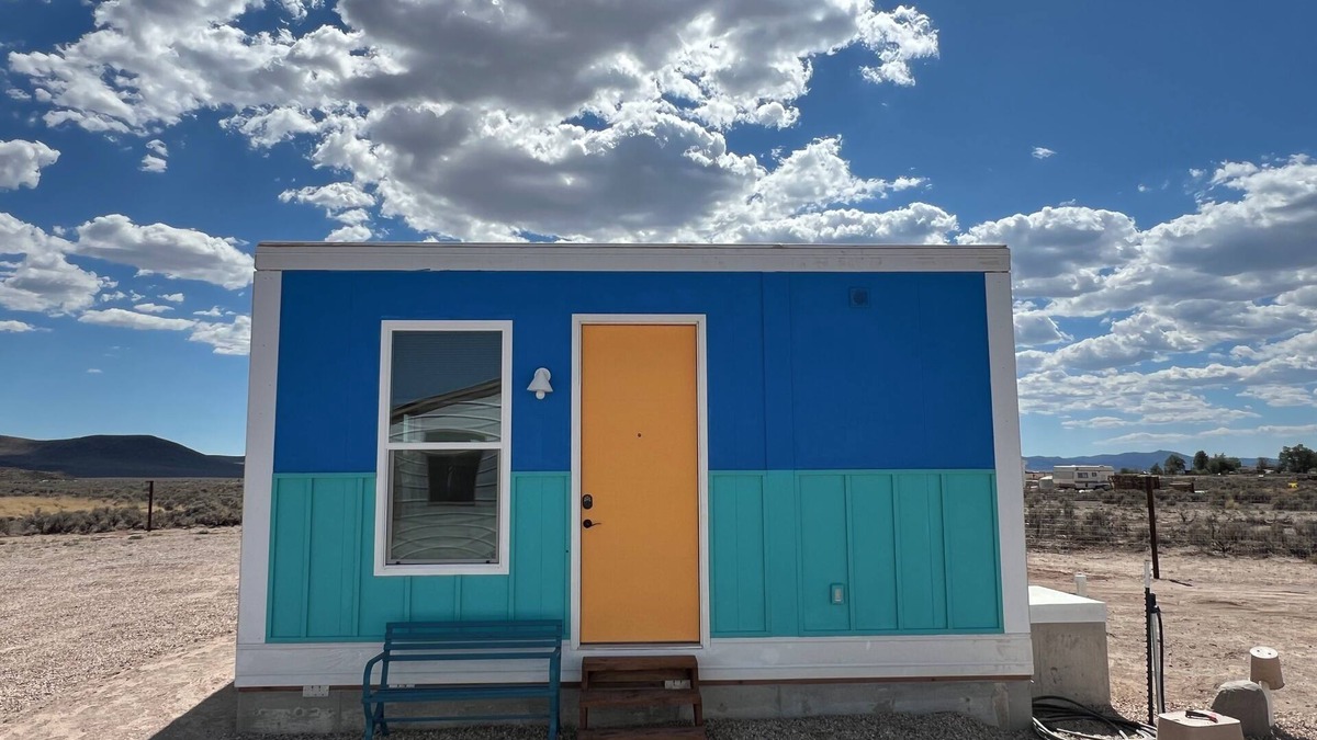 Beryl Junction House | Cozy Beach House tiny home in tranquil Beryl Utah with AC, WiFi, fitness room.