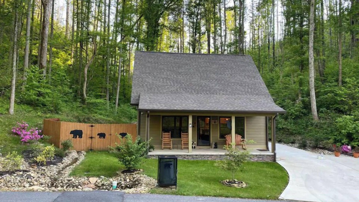 Gatlinburg Cabin | Cozy bear enjoy the peaceful quite and wildlife.