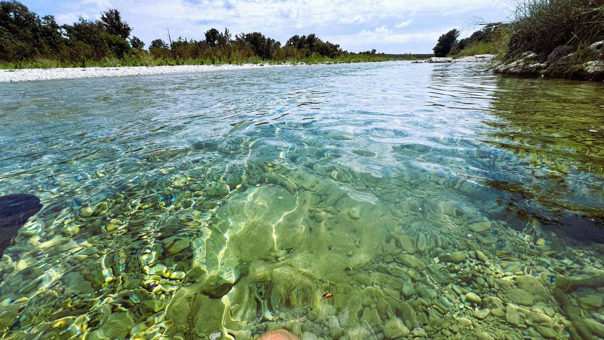 Uvalde Cabin | Cozy BLUE CABIN/Private River front and nice swimming holes on the Nueces River!