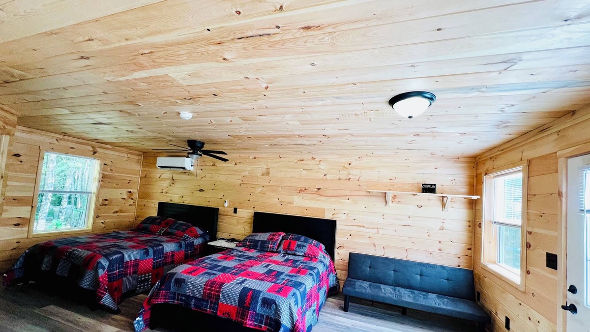 Sangerville Cabin | Cozy cabin located on the Atv & snowmobile trail. Family & Pet Friendly