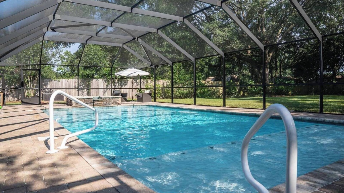 Wright House | Cozy Coastal Haven - Private Pool, Outdoor Kitchen, and Living Space