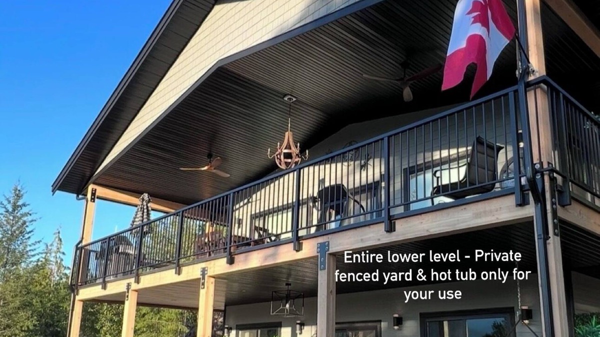 Eagle Bay Apartment | Cozy Country Retreat at the Baker Ranch with hot tub. Pet friendly. Lake view.