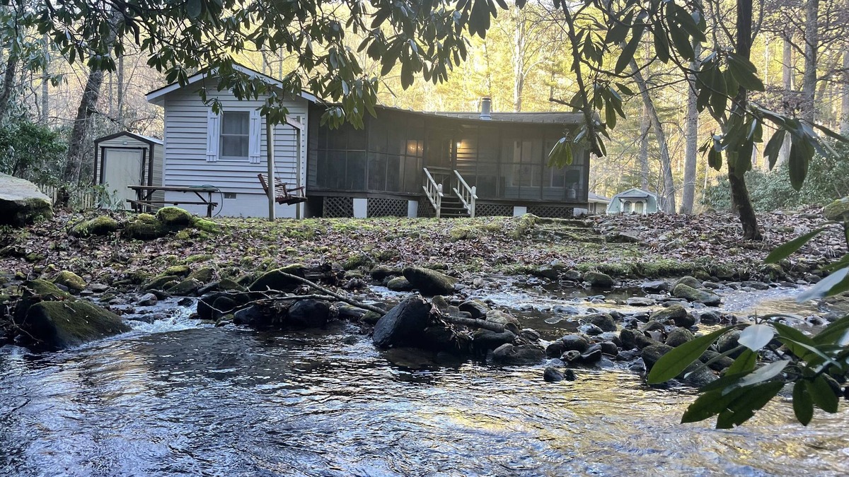 Highlands Cabin | Cozy Creek Cabin Near Highlands, NC: Relax or Adventure - You Choose!