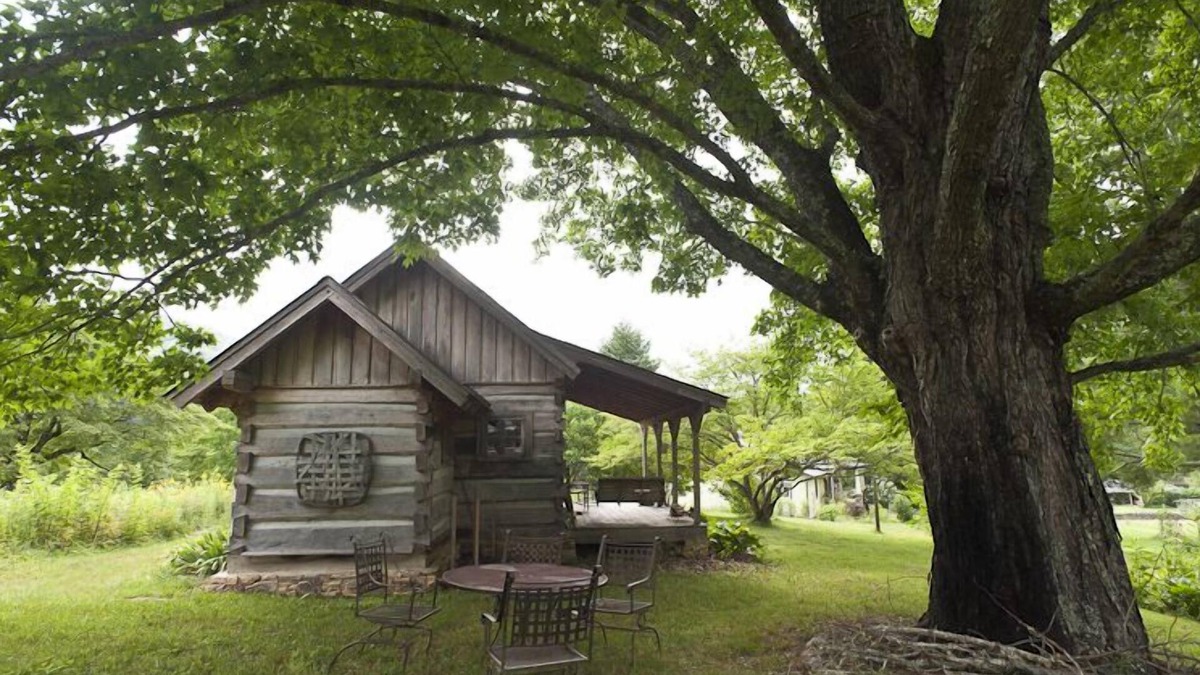 Barnardsville Cabin | Cozy Historic Cabin Retreat - visit trails right off of the farm. Pet Friendly.